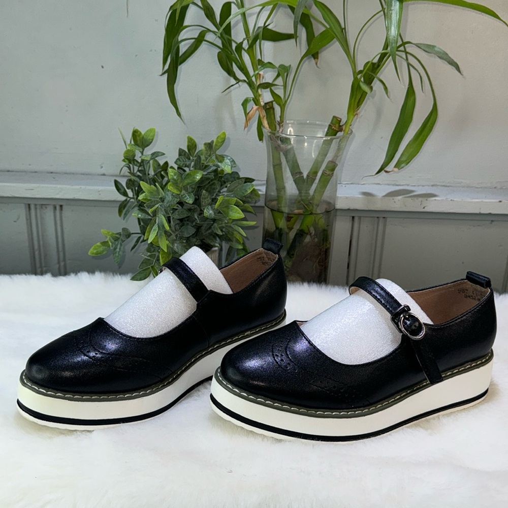 WUIWUIYU Oxford,Mary Janes
